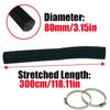 25mm 42mm 60mm 50mm 75mm 80mm Air Diesel Parking Heater Duct Pipe Tube Hose 3M 5M Length + 2 Clamps Clip For Webasto Eberspacher