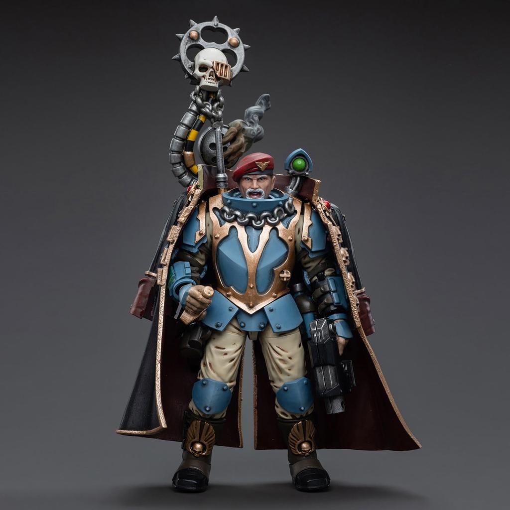 Pipigirl JoyToy 40K Authentic Licensed Movable Astra Militarum Tempestus Scions Command Squad 55th Kappic Eagles Tempestor 4 Inch Action Figure Anime