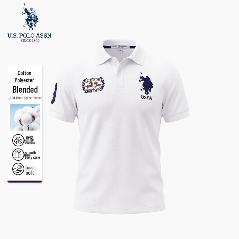 U.S. Polo Assn. Мужская рубашка поло с коротким рукавом