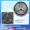 1pcs Front Grille Star Logo Emblem For Mercedes Benz B-Class W245 C-Class W204 C180 C200 C230 C250 C280 C300 C350 GLK-Class X204 JB1