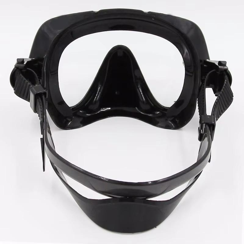 WHALE MK-1000 Professional Diving Mask - Frameless, Tempered Glass, Comfort Silicone Skirt . Women and Men