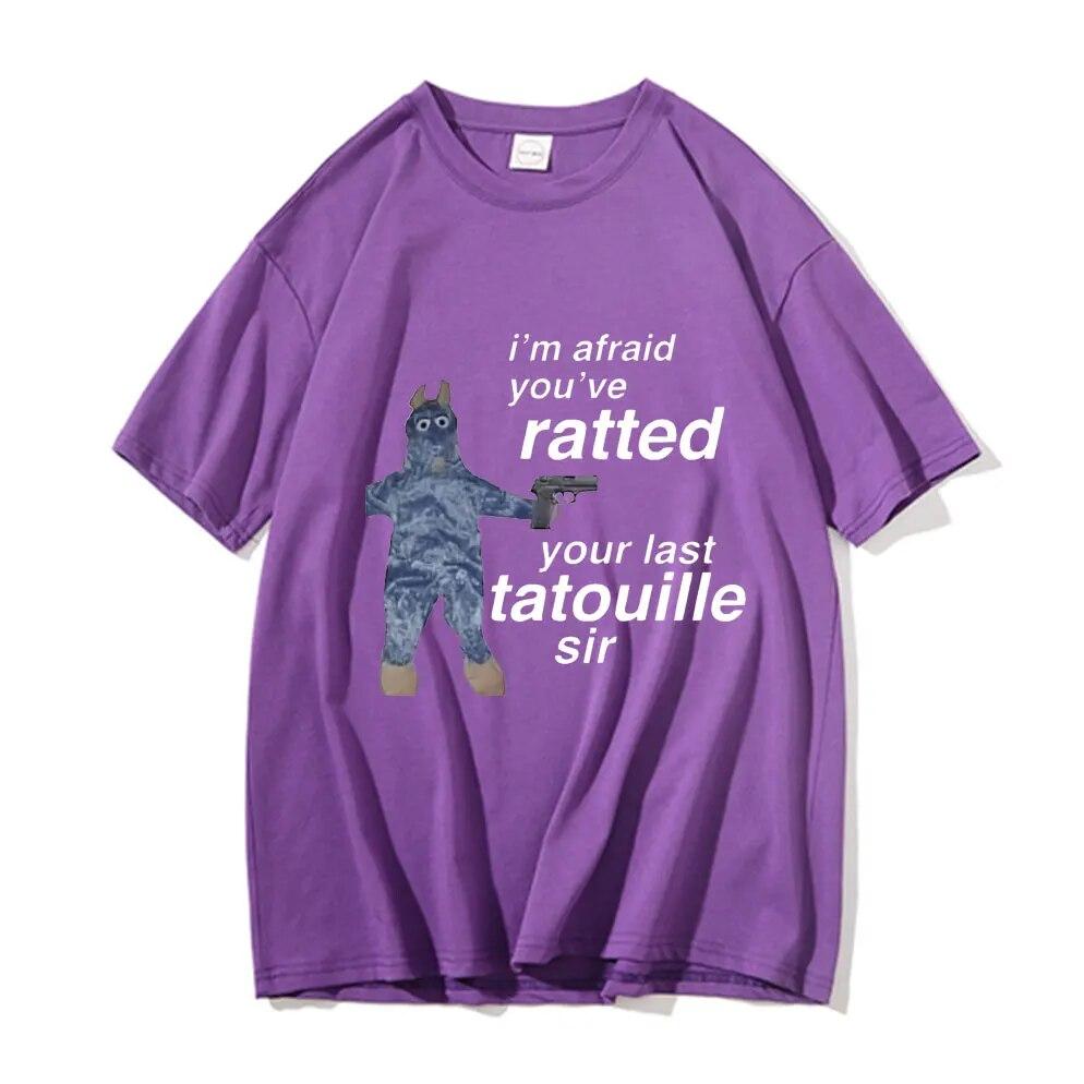 Футболки с принтом Im Afeaid Youve Your Last Tatouille Sir, футболка с забавным рисунком мыши, летние женские повседневные футболки унисекс из мягкого хлопка, топы