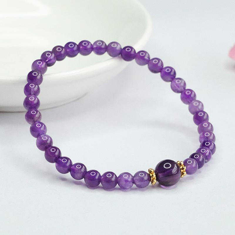 Juan Yu Amethyst Crystal Bracelet for Women - Purple Fashion Jewelry (CB4032204)