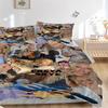 3Pcs Freya Skye Fashion Collage Bedding Sets For All Sizes New 3D Printed Bed Cover Comforter Duvet Cover Pillowcase Bedroom Decoration