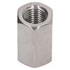 5Pcs Hex Coupling Nut Set Connector 304 Stainless Steel Industrial Fastener M16x2 24 L40mm