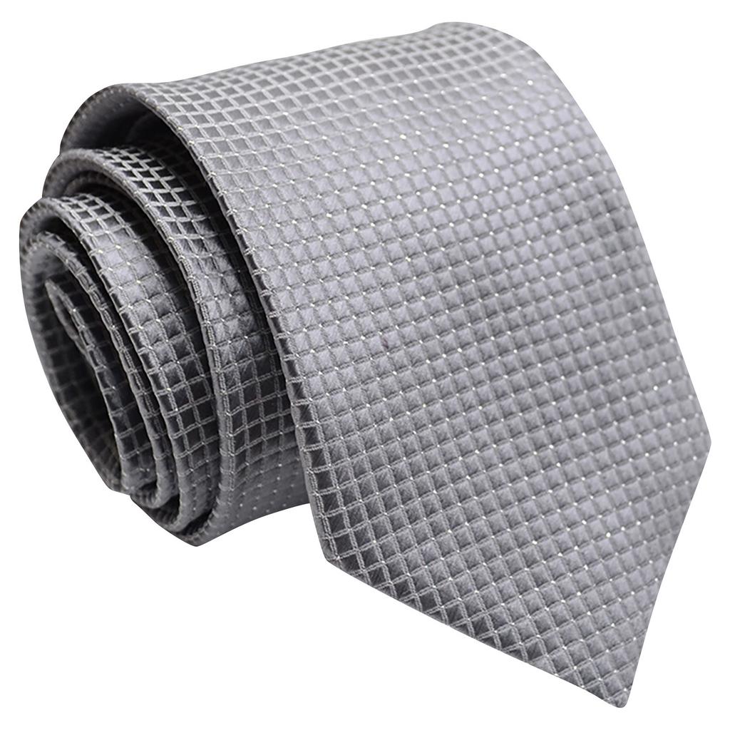 Шелковые клетчатые галстуки, мужские галстуки для вечеринок, деловые официальные мужские деловые повседневные галстуки
