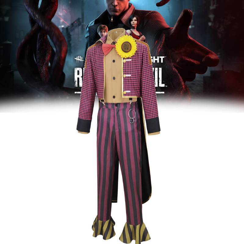Косплей-костюм Клоуна из Dead By Daylight, полный комплект с верхней одеждой с длинным рукавом для тематических мероприятий