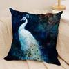 Peacock Luxury Cushion Cover Pillowcase Ultra Soft Skin Friendly Fabric Cloud Like Comfort  Concealed Zipper