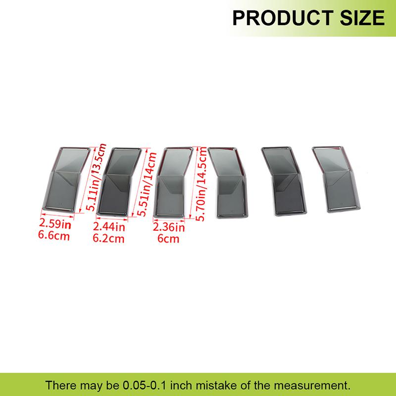 Car Tail Light Cover Taillight Decorative Stickers  For Ford Mustang 2024 Up Car Exterior Accessories, ABS Plastic