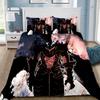 Аниме S-Solo L-Уровень Постельный комплект Пододеяльник Наволочка Взрослый Мальчик Девочка Украшение Спальни Подарки на День рождения Односпальный Большой Размер