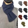 Men'S And Women's Warm Scarf Shawl Fashion Classic Solid Color Shaker Fleece Cold Resistant Scarf Outdoor Thickened Plush Wrap