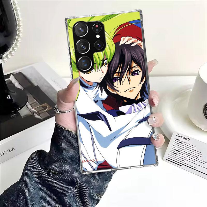 Мягкий чехол для телефона с аниме Code Geass для Samsung Galaxy S22 S23 S24 S25 Edge S26 Ultra S20 FE S21 Plus + Fundas Coque Galaxy S20 S21