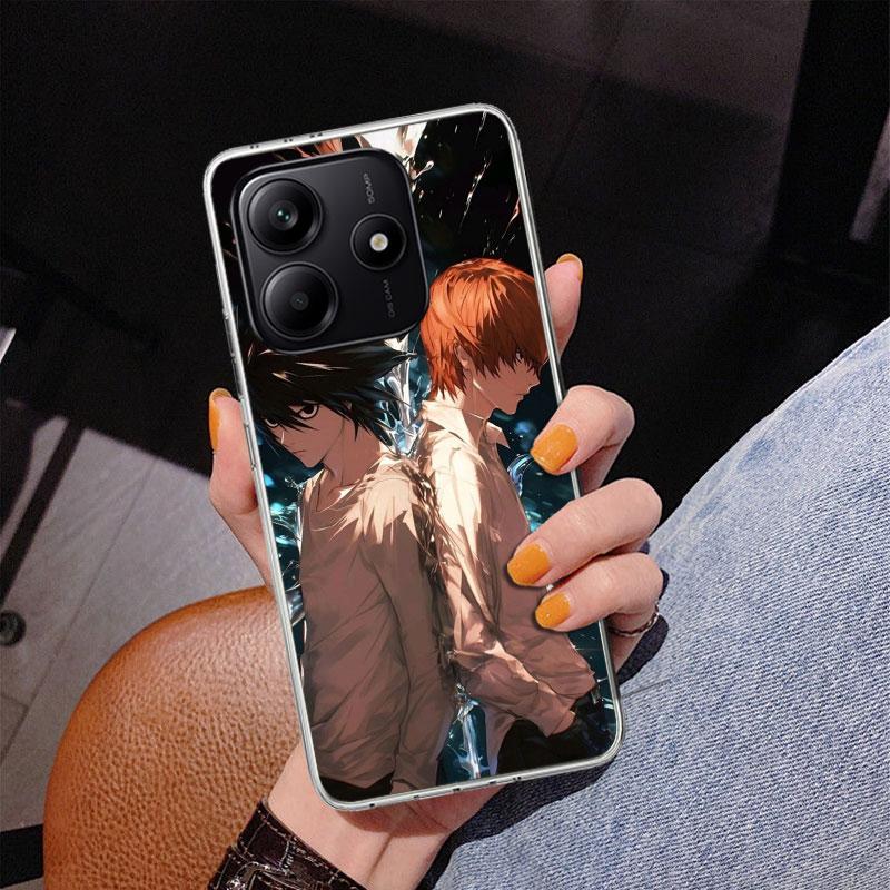 Чехол для телефона аниме Тетрадь смерти Рюк для Xiaomi Redmi Note 15 14 13 12S 12 11 Pro Plus 14S 11S 11E 10 10S 11T 5G Персонализированный Co