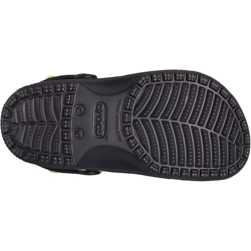 Crocs Классические кроксы Мягкие Удобные Универсальные Нескользящие Прочные Низкие Детские туфли Обувь для малышей Черный 210358-001