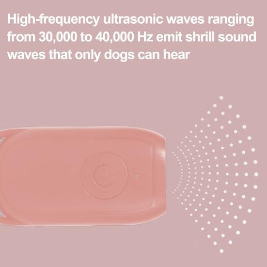 Устройства для отпугивания лая собак Ультразвуковое устройство против лая, радиус действия 26 футов, перезаряжаемое устройство для контроля поведения при дрессировке собак