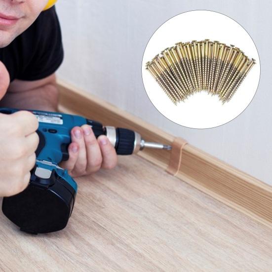 Комплект для ремонта скрипящего пола с винтами 50/125, шумоподавление пробкового пола, устранение скрипа, инструменты для ремонта пола своими руками