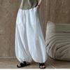 Объемные шорты Летняя элегантная мода Женские брюки-фонарики Повседневные свободные дышащие хлопковые брюки с широкими штанинами