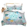 Yellow Sugar Skull Print Home Bedding Sets Duvet Cover Pillowcase Microfiber King Queen Double Twin Polyester Comforter Cover