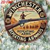 Винтажная металлическая жестяная вывеска Winchester 8x8 дюймов Ковбой Западный Настенный Декор для Дома Бара Кафе