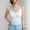 Женское нижнее белье с регулируемыми бретелями, эластичный жилет с нагрудной подкладкой, жилет из ледяного шелка без следов