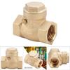 Golden Brass One Way Female Thread Swing Check Valve  Brass Check Valve Parts (DN15)