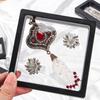 Ring Floating Frame Box Earrings Jewelry Display Box Durable Jewelry Storage Box  Jewelry
