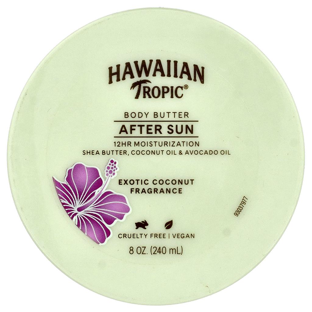 Hawaiian Tropic After Sun Body Butter, Exotic Coconut, 8 Oz (240 Ml)