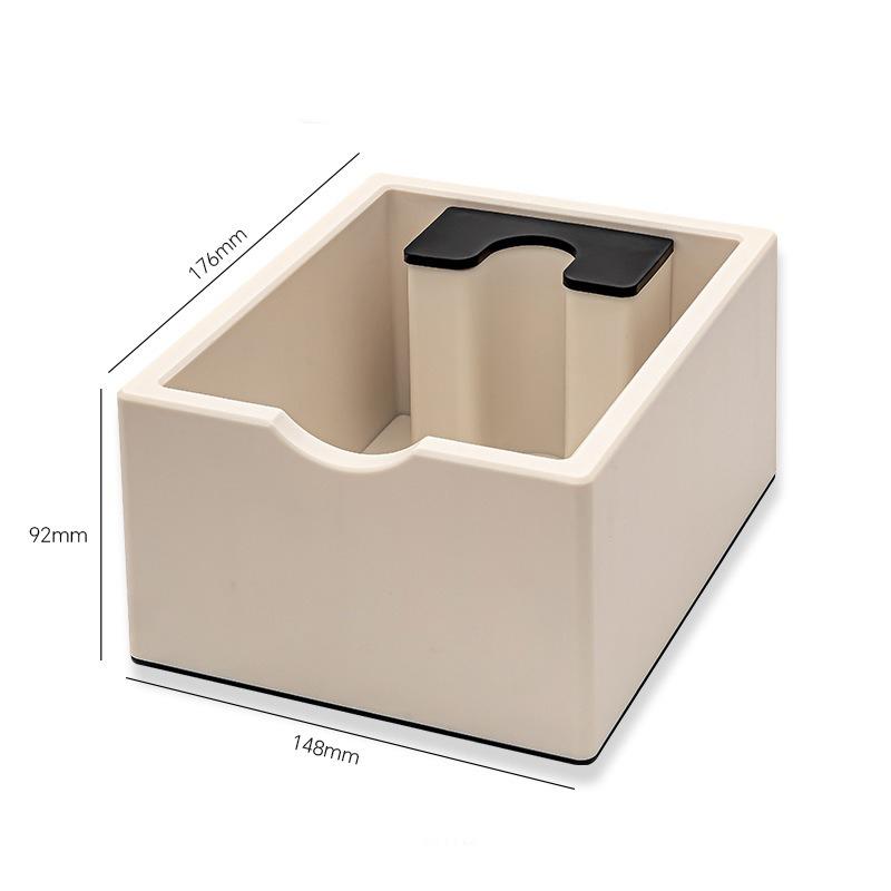 ABS Coffee Knock Box Espresso Grounds Container Detachable Knocking Slag Bucket Anti Slip Base Barista Accessories Maker Tools