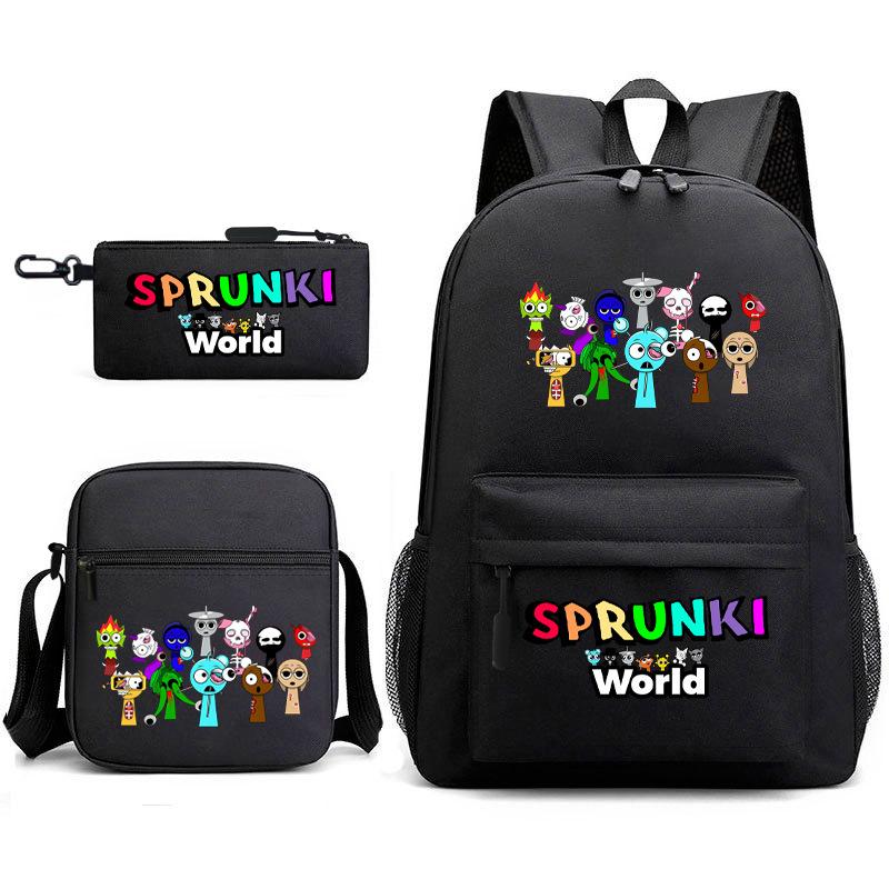 Мерч для ритм-бокс игры Рюкзак для начальной школы sprunki мультяшный рюкзак «Звездное небо» набор из 3 предметов D