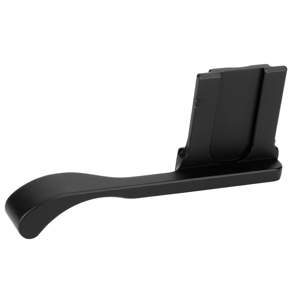 Aluminum Alloy Hot Shoe Thumb Up Hand Grip for Fuji X 100F 0T X Mirrorless Camera (Black)