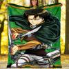 Attack on Titan1 printed throw blanket—lightweight,soft,warm;versatile blanket for all seasons—perfect as &air-conditioning throw,nap blanket