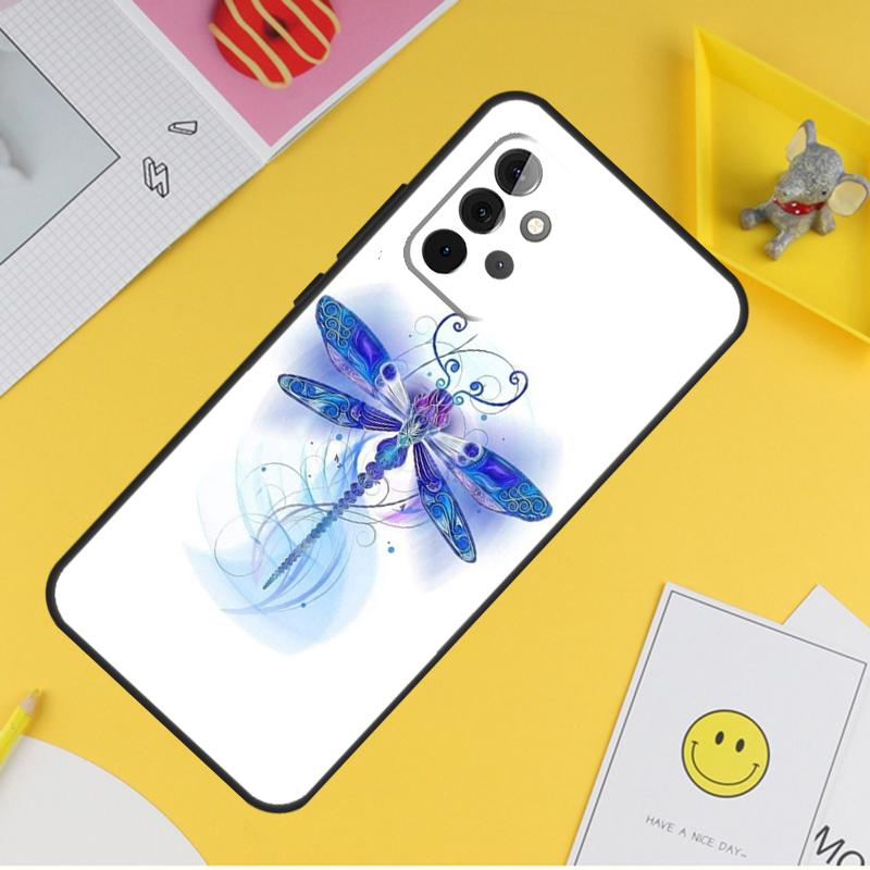 Чехол 'Стрекоза' для Samsung Galaxy A54 A34 A14 A56 A52 A53 A16 A26 A36 A55 A35 A15 A32 A12 A33 A13 A17