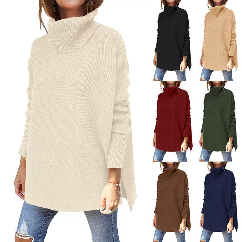 2023 Women's Turtleneck Casual Pullover Sweater