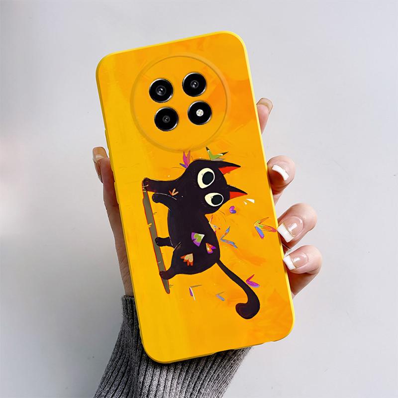 Чехол для Oppo Realme 13 Pro Funda Милый Мультяшный Кот Собака Лиса Силиконовый Мягкий Задний Чехол Для Realme 13 Pro Plus 13pro 5G Чехлы для Телефона