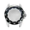 For Seiko SNP055J1 Series Watch Case Stainless Steel Case Modified Ceramic Ring Scale Ring Outer Bezel Shell Accessories