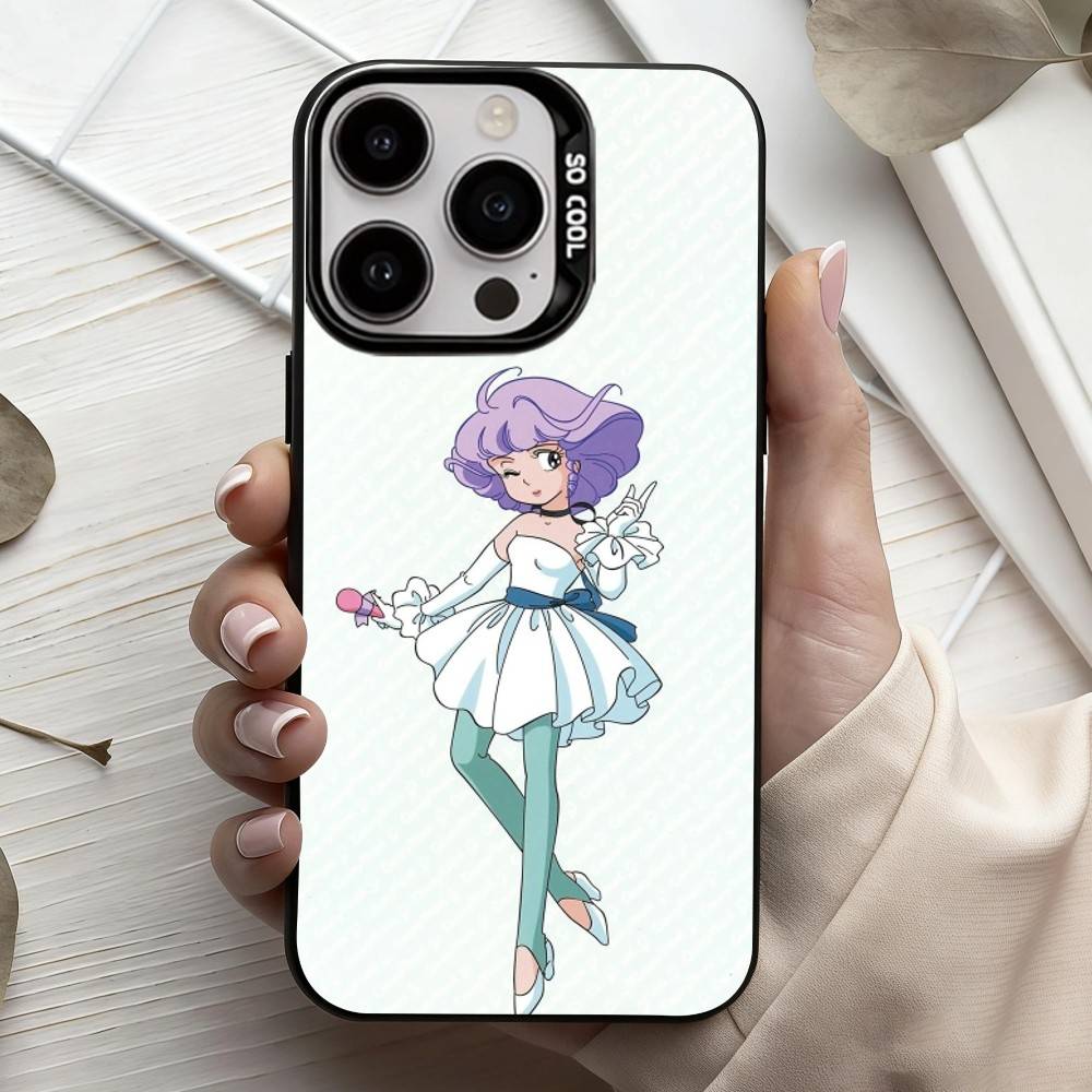 M-Магическая Ангел Кремовая M-Мами Чехол для Телефона Для iPhone17,16,15,14,13,12,11 Plus,Pro Max Черный Конфетный Посеребренный Чехол