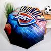 Thunder OKC Basketball Umbrella 8-Frame for Travel, Camping, Casual Lightweight Portable Umbrella, Essential for Every Family Holidays Gift