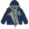 Vans FW2 In Transit Series Hooded Warm Long Sleeve Down Jacket Unisex Jacket Blue VN000M8XLKZ