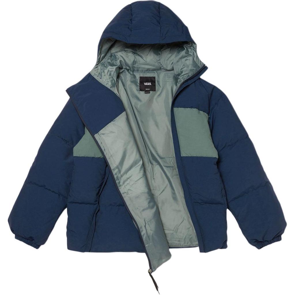 Vans FW2 In Transit Series Hooded Warm Long Sleeve Down Jacket Unisex Jacket Blue VN000M8XLKZ