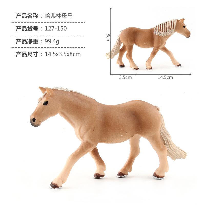 Intricate Lifelike Wild Horse Models Crafted From Durable Pvc Decoration For