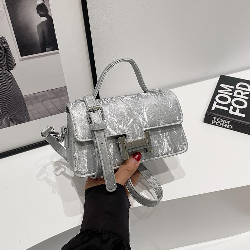 Популярные нишевые сумки Новые женские сумки Универсальные сумки через плечо Модные маленькие квадратные сумки с узором