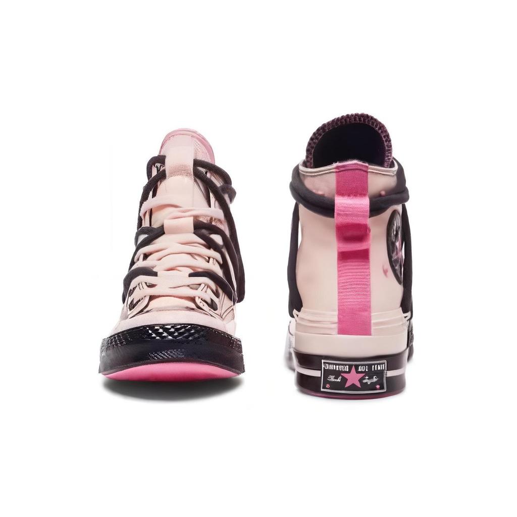 Converse 1970s Sweet Cool Color Block Double Laces High Top Canvas Shoes Unisex Sneakers Pink A09541C