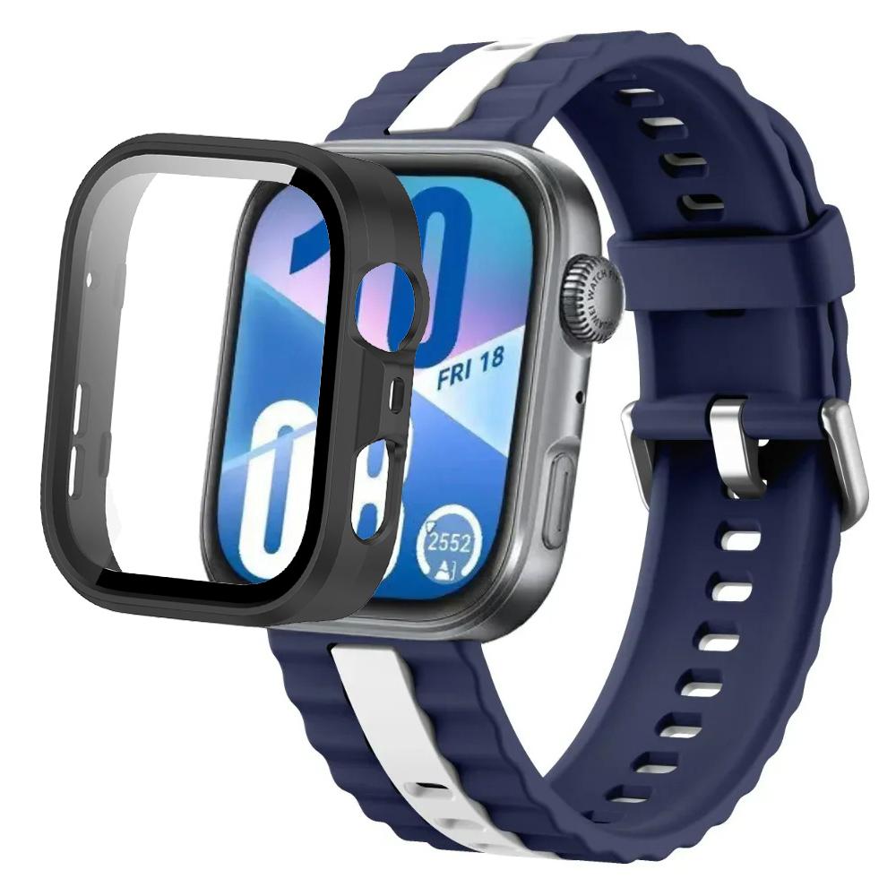 Силиконовый ремешок + ПК-кейс для Huawei Watch Fit 4/Fit 4 Pro, детали умного браслета для Huawei Watch Fit 3, защитный чехол для часов