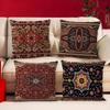 Домашний Декор Изысканный Этнический Узор Цифровая Печать Наволочки с Узором Чехол для Подушки Подходит для Дивана Спальни Автомобиля Наволочка