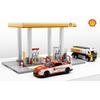 1/43 1/64 Bay Gas Station Assembly Model Children's Toy Scene Alloy Car Set, Suitable for Boys Over 3 Years Old