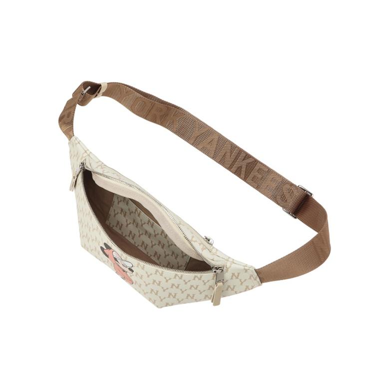 MLB x Disney Mickey Minnie Print Vintage Floral Crossbody Chest Bag Waist Bag Unisex bags Multi-color 32BGKC011