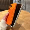 Чехол для телефона из ПУ-кожи с текстурой под леопарда для iPhone 17 16 15 14 13 Pro Max, конфетного цвета, с большим окном, противоударный бампер