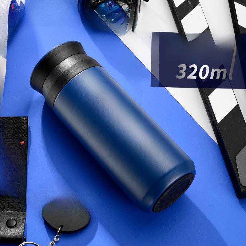 Мужская трендовая портативная чашка из нержавеющей стали, высококлассная студенческая чашка, женская автомобильная креативная кружка.