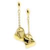 Altesse [G2303] - Gold Plated 'Love' Earrings
