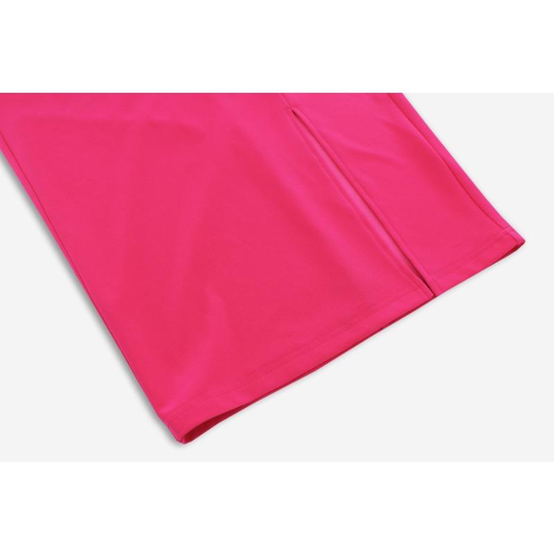 Professional Women's Slim Temperament Ruffle Split Dresses